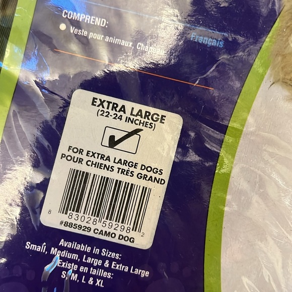 Camp dog army military pet XL Halloween costume - Picture 3 of 8